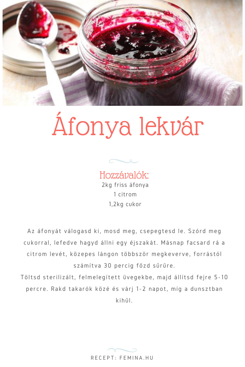 Áfonyás recept – 6. kép